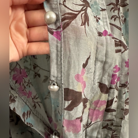 🇮🇹 MADE IN ITALY Vintage Floral Tunic Dress (size M) - Picture 5 of 5